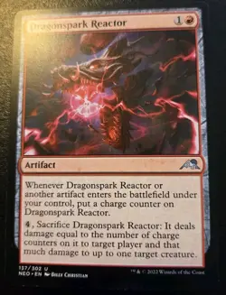 Dragonspark Reactor 137/302 Uncommon Kamigawa: Neon Dynasty Magic: The Gathering - Image 1