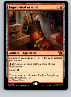 Magic the Gathering Improvised Arsenal Teenage Mutant Ninja Turtles MTG - Image 1