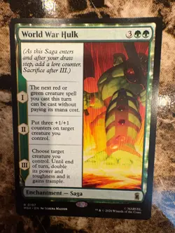 WORLD WAR HULK Magic MTG Marvel Surper Heroes - Image 1