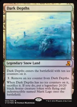 Moderate Play, English MTG Foil Dark Depths - Foil From the Vault: Lore Magic th - Image 1