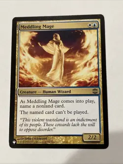 Meddling Mage The List Reprints #8 Rare - Image 1