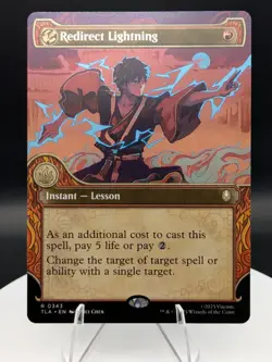 Redirect Lightning (Showcase) Regular: Avatar ATLA MTG (NM) - Image 1