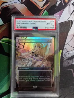 MTG Smothering Tithe Foil - PSA 10 - Anime - Wilds of Eldraine - Image 1