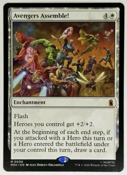 Avengers Assemble! 6 MSH Marvel Super Heroes Magic MTG NM - Image 1