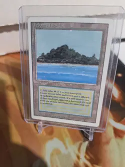 Magic the Gathering Tropical Island Land Revised Edition - Image 1