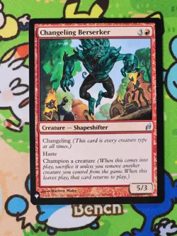 Changeling Berserker The List Reprints Magic Gathering MTG LST - Image 1