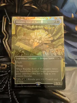 MTG 1x FOIL BORDERLESS Kyodai, Soul of Kamigawa 407 Neon Dyansty Magic Showcase - Image 1
