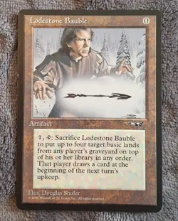Lodestone Bauble MTG Alliances - Rare Artifact - NM - Image 1