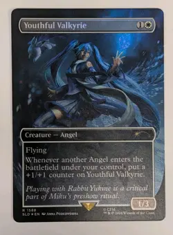 Youthful Valkyrie (Rainbow Foil) Secret Lair Drop - MTG RARE - Image 1