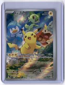 Pikachu - 027 Promo Holo NM Pokemon SV: Scarlet & Violet Promo Cards - Image 1
