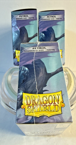Dragon Shield Matte Petrol Shield Sleeves (1 Box Sealed + 191 in Open Boxes-291) - Image 3