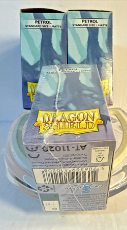 Dragon Shield Matte Petrol Shield Sleeves (1 Box Sealed + 191 in Open Boxes-291) - Image 4
