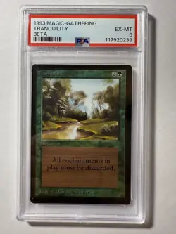Tranquility BETA MTG Magic the Gathering PSA 6 EX-MT Vintage - Image 2
