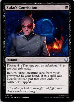 ZUKO'S CONVICTION 123 AVATAR: THE LAST AIRBENDER MAGIC: THE GATHERING LP - Image 1