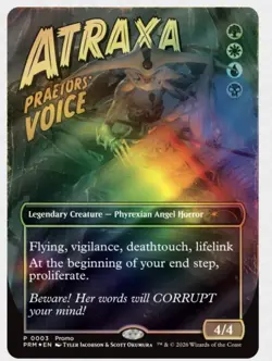 PRE-SALE Atraxa Praetors' Voice Borderless FOIL MTG FIAB Secret Lair - Image 1