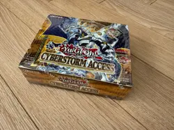 YuGiOh 1st Edition Cyberstorm Access: Sealed Booster Box 24 Packs New Sealed 4012927160589 - Image 1