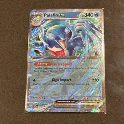 Palafin ex - JUMBO - Black Star Promo SVP 126 Scarlet Violet Pokemon TCG Card - Image 1