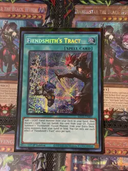 Yu-Gi-Oh! TCG Fiendsmith's Tract MP25-EN093 Prismatic Secret Rare - Image 1