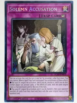 Solemn Accusation - BLZD-EN079 - Secret Rare - Image 1