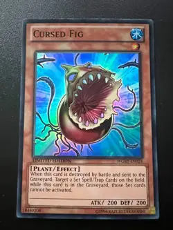 Cursed Fig WGRT-EN024 Super Rare Limited Edition Near Mint Yugioh - Image 1