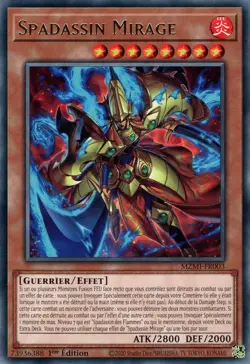 Yu-Gi-Oh! Spadassin Mirage Rare MZMI-FR003 1ere Edition FR - Image 1