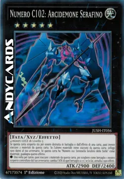 NUMERO C102: ARCIDEMONE SERAFINO • Super R • JUSH IT056 • 1Ed • Yugioh ANDYCARDS - Image 1