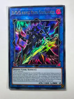 D/D/D Abyss King Gilgamesh DUOV-EN004 Ultra Rare 1st Edition YuGiOh Card NM - Image 1