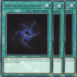 yugioh 3x Verlockung der Finsternis CRBR-DE028 Rare 1Auflage Deutsch - Image 1