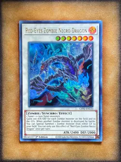 Yugioh Red-Eyes Zombie Necro Dragon GFP2-EN133 Ultra Rare 1st Ed NM - Image 1