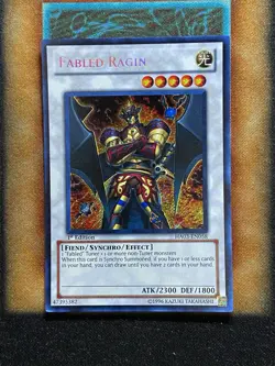 Yugioh Fabled Ragin HA03-EN058 Secret Rare 1st Ed NM - Image 1