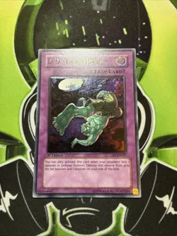 D.D. Trap Hole CRV-EN057 Ultimate Rare 1st Edition Yugioh LP - Image 3