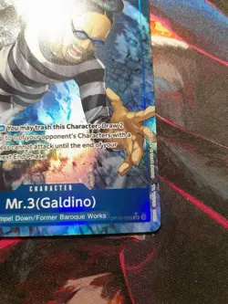 Mr.3 (Galdino) Alternate Art SR (OP16-056) One Piece TCG The Time of Battle NM - Image 4