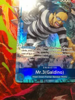 Mr.3 (Galdino) Alternate Art SR (OP16-056) One Piece TCG The Time of Battle NM - Image 5
