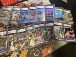 1 Random Graded Pokemon Card. Art Rare Or Better Japanese And English. - Image 1