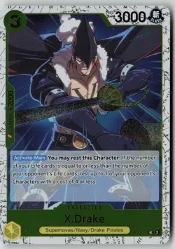 X.Drake (Pirate Foil) OP10-114 One Piece Premium Booster -The Best- Vol. 2 NM - Image 1