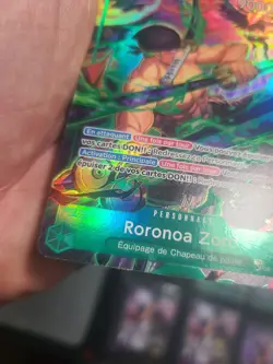 2025 ONE PIECE FRENCH A FIST OF DIVINE SPEED TREASURE RARE RORONOA ZORO - Image 5