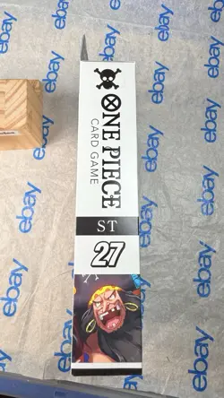One Piece Card Game: Black - Marshall D Teach Starter Deck (ST-27) Sealed W/Pack - Image 4
