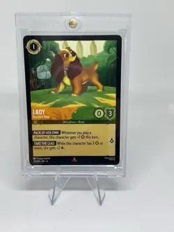 Disney Lorcana TCG Reign of Jafar Lady Decisive Dog 33/204 Rare - Image 1
