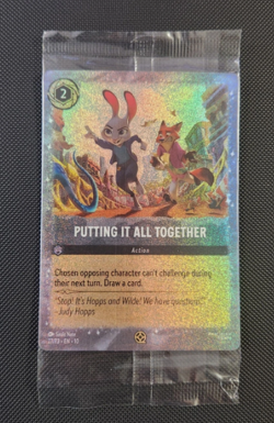 Disney Lorcana TCG - Zootopia 2 - Putting It All Together - SEALED PROMO - Image 1