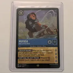 Disney Lorcana Shimmering Skies Mufasa Ruler of Pride Rock (V.1) FOIL ✅ - Image 1