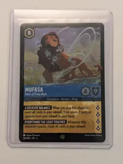 Disney Lorcana Shimmering Skies Mufasa Ruler of Pride Rock (V.1) FOIL ✅ - Image 2