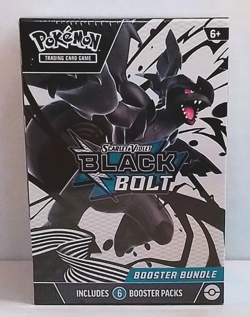 Pokemon TCG Scarlet & Violet Black Bolt Booster Bundle - 6 Packs! NEW! SEALED! - Image 1