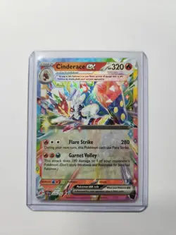 Cinderace ex 028/142 Full Art NM/M Stellar Crown Pokemon Card + Top Loader - Image 1