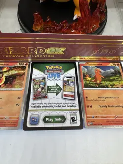 Charizard ex Super Premium Collection Figure + 2 Promo Cards Pokemon TCG Empty - Image 3