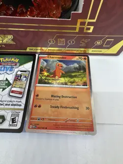 Charizard ex Super Premium Collection Figure + 2 Promo Cards Pokemon TCG Empty - Image 4