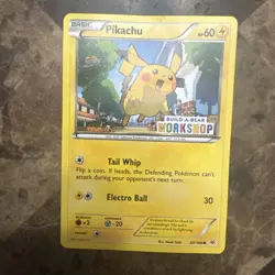 Pokemon TCG Pikachu Build A Bear Workshop Promo 20/108 - Image 1