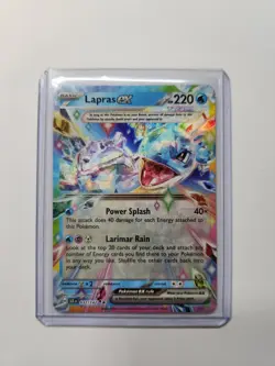 Lapras 032/142 Full Art NM/M Stellar Crown Pokemon Card + Top Loader - Image 1