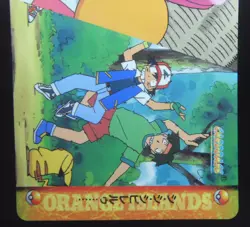 Japanese Pokemon Bandai Carddass Anime Orange Island #281 Ash Ketchum & Tracey - Image 4