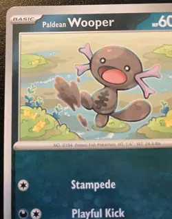 Paldean Wooper 128/193 Common Scarlet & Violet: Paldea Evolved Pokemon TCG - Image 2