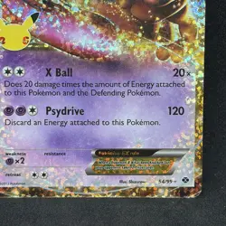 Pokemon Celebrations 25th Anniversary Card Mewtwo EX 54/99 Ultra RARE - Image 4